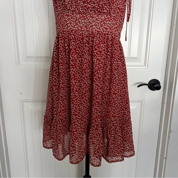 Princess Polly Red Sundress with Spaghetti Straps and Sleeveless Design - Picture 3 of 10
